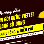 Hướng dẫn kiểm tra gói cước Viettel đang dùng nhanh nhất